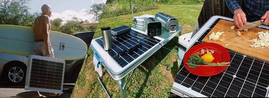 Travel freely with unlimited power, the perfect companion for RV travelers - Analysis of the shocking effect of outdoor solar folding tables